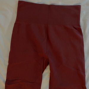 Pink/coral cycling shorts